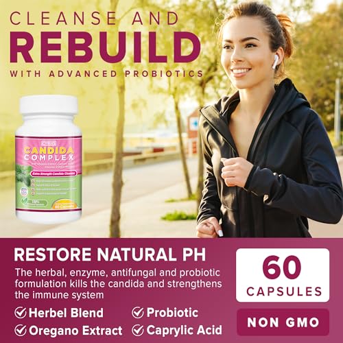 Cyrixs Health Candida Complex | Boost Your Immune System | All Natural Gut Cleanse with Herbs, Antifungals Cyrixs HealthAu supplements