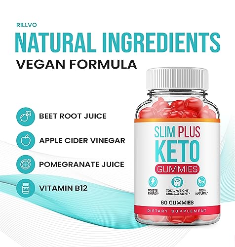(5 Pack) Slim Plus Keto ACV Gummies - Official - Keto Slim Plus ACV Advanced Weight Loss RillvoUS supplements
