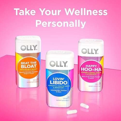 OLLY Happy Hoo-Ha Capsules, Probiotic for Women, Vaginal Health and pH OLLYUS supplements