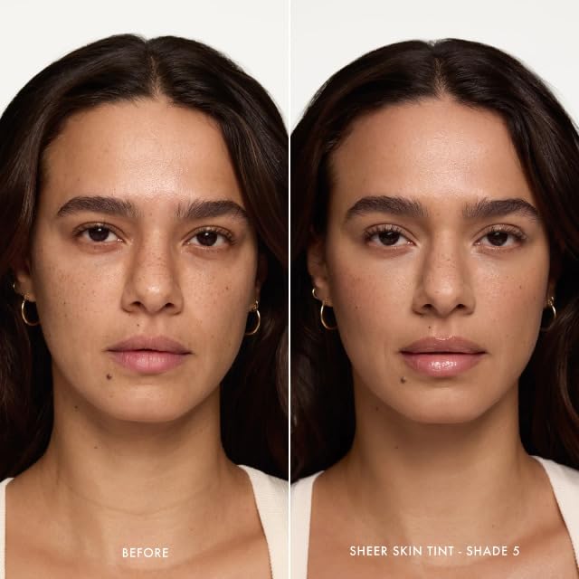 Summer Fridays Sheer Skin Tint - Skin Tint with Hyaluronic Acid - Helps Diminish Uneven Skin Tone - Sheer to Light Coverage - Shade 5 - Medium with Warm Neutral Undertones (1 Fl Oz) Summer FridaysAu supplements