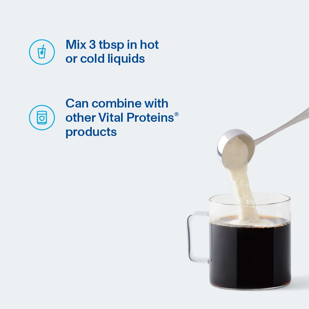Vital Proteins Collagen Powder Supplement Hydrolyzed Peptides with Hyaluronic Acid Vital ProteinsUS supplements