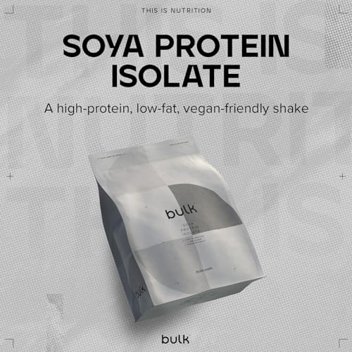 Bulk Soya Protein Isolate Powder, Vegan Protein Shake, Salted Caramel, 1 kg BulkAu supplements