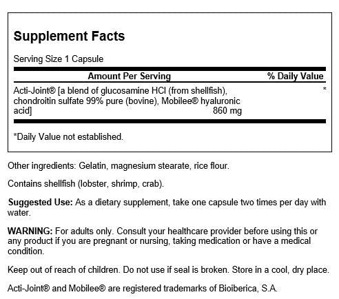 Swanson Ultra ACTI-Joint 860 MG 60 CAPS SwansonAu supplements