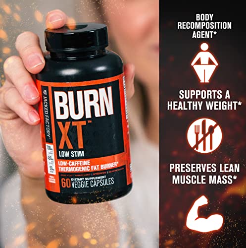 Jacked Factory Burn-XT Low Caffeine, Low Stim Weight Loss Supplement Jacked FactoryUS supplements
