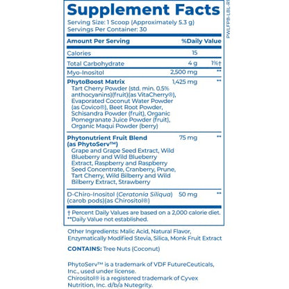 POWERLIFE Tony Horton - Foundation Phytonutrients - Myo-Inositol & D-Chiro-Inositol POWERLIFEUS supplements