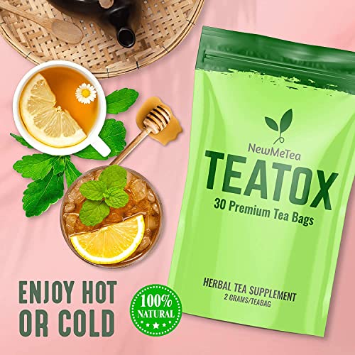 30 Day Detox Tea for Women & Men, All-Natural Herbal Teatox, Energy, Digestion NEWMEUS supplements