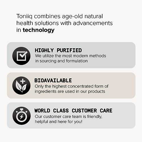 Toniiq Ultra High Purity Hyaluronic Acid Supplements - 95%+ Highly Purified and Bioavailab ToniiqUS supplements