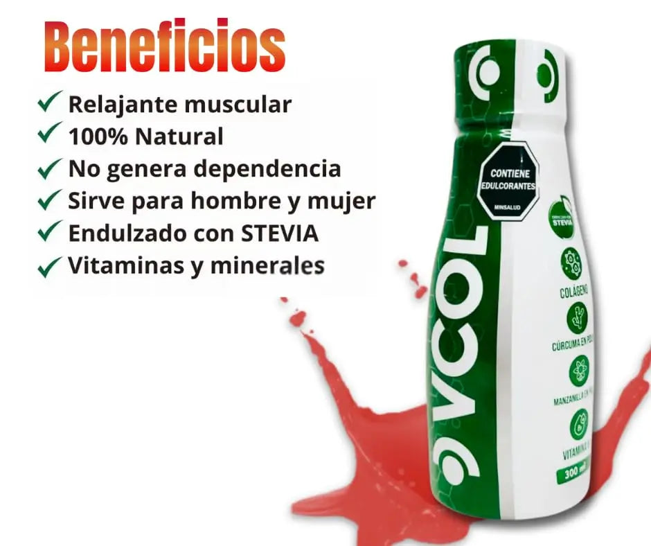 VCOL Red Fruit Liquid Wellness Drink – 10.14 fl oz (300 ml) • Naturally Flavored • Smooth & Easy-to-Take Daily Beverage • Non-GMO VCOLAu supplements