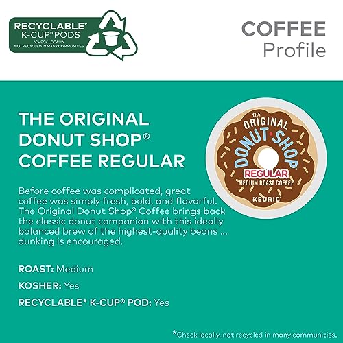 The Original Donut Shop Regular Keurig Single-Serve K-Cup Pods, Medium Roast Coffee The Original Donut ShopUS supplements