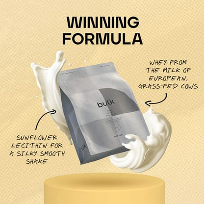 Bulk Pure Whey Protein Powder Shake, Vanilla, 500 g, Packaging May Vary BulkUS supplements