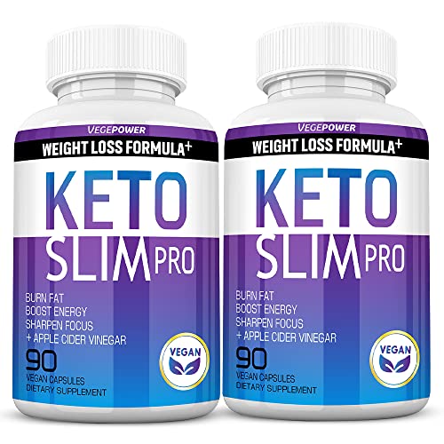 VEGEPOWER Keto Fast Diet Pills- Ketone Slim Pro 180 Capsules-Apple Cider Vinegar VEGEPOWERUS supplements
