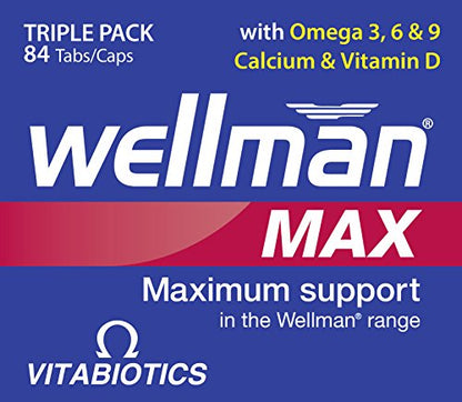 Vitabiotics Wellman Max - 84 Tablets/Capsules VitabioticsUS supplements