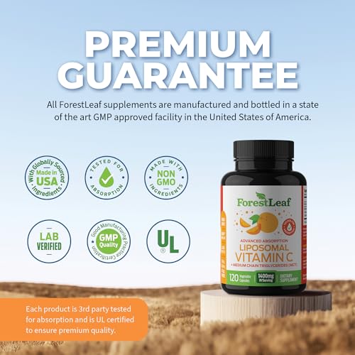 ForestLeaf Liposomal Vitamin C - Liposomal VIT C - 1000mg Capsules ForestLeafAu supplements