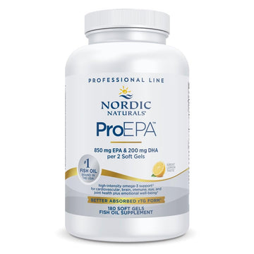 Nordic Naturals ProEPA, Lemon - 180 Soft Gels - 1210 mg Omega-3 - High-Intensity EPA Formula for Healthy Mood, Heart Health & Cellular Function - Non-GMO - 90 Servings Nordic NaturalsAu supplements