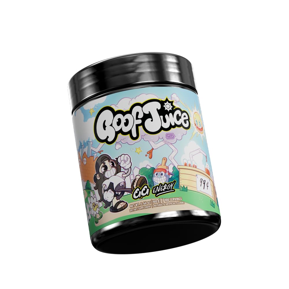 Gamer Supps GG Energy - Goof Juice by MoistCr1TiKaL (100 Servings) - Keto Friendly Gaming Energy and Nootropic Blend, Sugar Free + Organic Caffeine + Vitamins + Immune Support, Powder Drink Gamer SuppsAu supplements