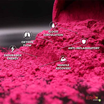 Beetroot Pro Pre-Workout Powder - 10oz, 28 Servings, Dark Cherry Flavor - Boosts Energy Beetroot ProUS supplements