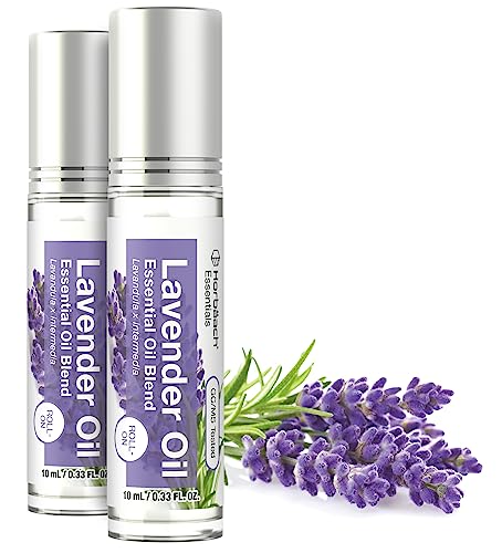 Lavender Essential Oil Roll On Blend | .33 fl oz (Pack of 2) | Roller for Skin | by Horbaach HorbäachAu supplements