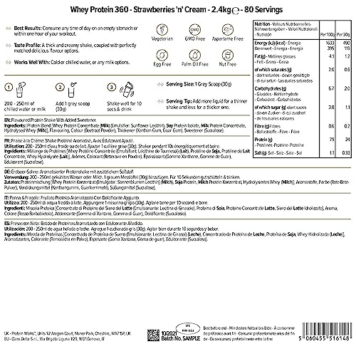 Protein Works - Whey Protein 360 | Premium Whey Shake | Whey Protein Powder Blend Protein WorksAu supplements