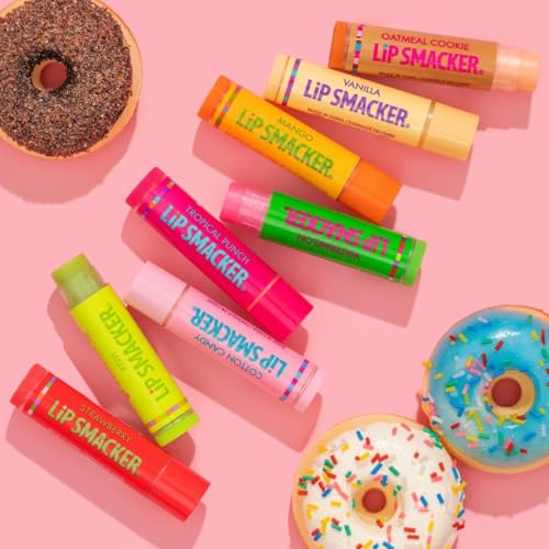 Lip Smacker Original & Best Holiday Flavored Lip Balm Party Pack, Oatmeal Cookie, Vanilla, Mango, Watermelon, Tropical Punch, Cotton Candy, Kiwi, Strawberry, Clear Lip SmackerAu supplements