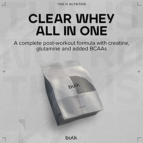 Bulk Clear Whey All in One, Protein Powder Shake, Blue Raspberry, 500 g BulkAu supplements