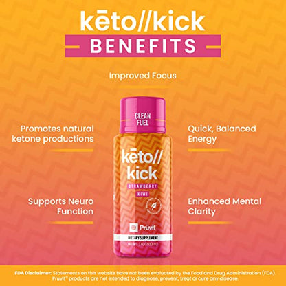 Pruvit Keto Kick Strawberry Kiwi Exogenous Ketones Exalt The Benefits of Natural Slim PRÜVITUS supplements