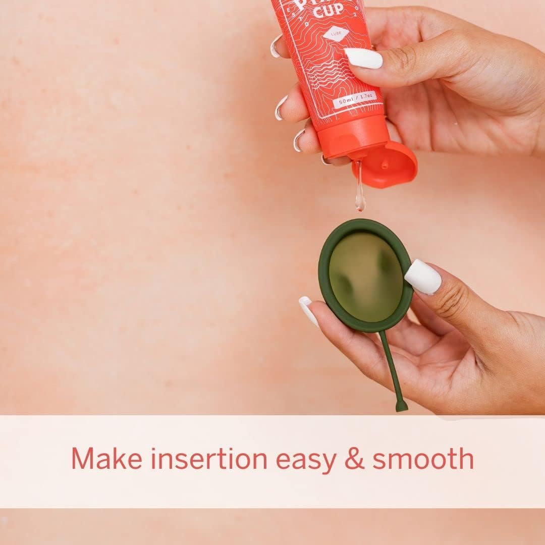Pixie Menstrual Cup Lube - Make it Easy to Insert Your Period Cups - All Natural Water Based Lubricant Pixie CupAu supplements