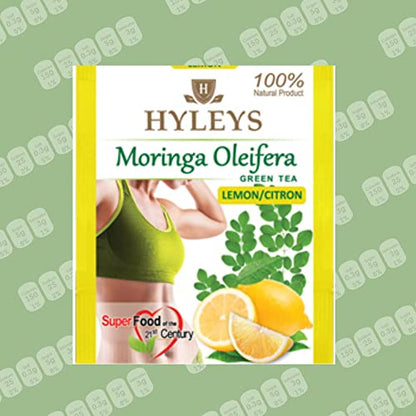 Hyleys Tea Moringa Oleifera with Lemon Flavor - 25 Tea Bags (Miracle Tree Tea) HYLEYSUS supplements
