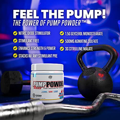 MAN Sports Pump Powder Blue Bombsicle - Stimulant Free Pre Workout Drink MAN SportsUS supplements