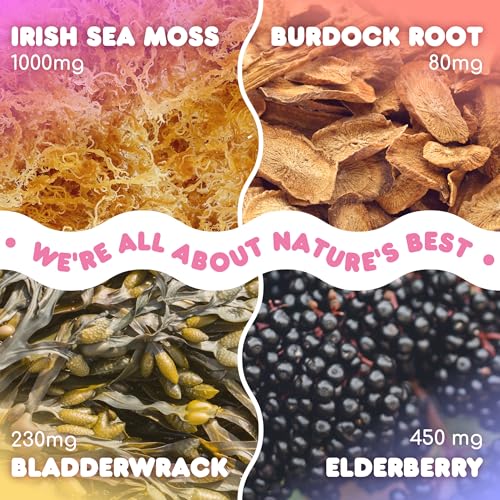 Biolore Sea Moss Gummies with Elderberry, Contains Irish Sea Moss, Organic Extract BioloreAu supplements