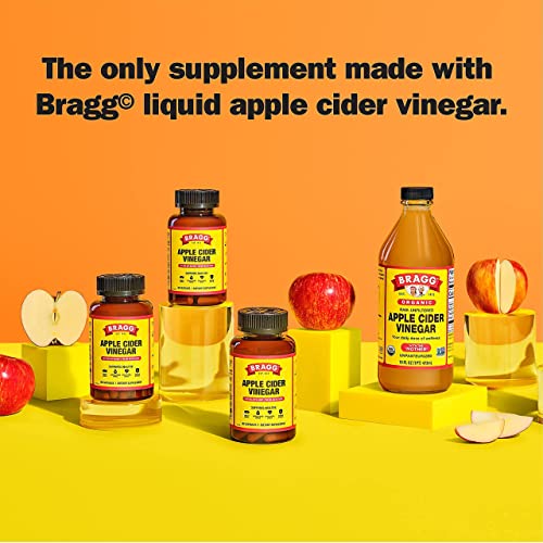 Bragg Apple Cider Vinegar Capsules - Vitamin D3 & Zinc - 750mg of Acetic Acid – Immune BraggUS supplements
