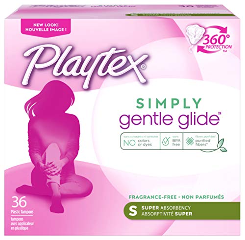 Playtex Simply Gentle Glide Unscented Tampons, Super Absorbency, 36 Count (Pack of 1) PLAYTEXAu supplements