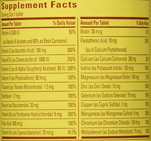 Nature Made Multi For Her 50+ Vitamin & Mineral Tabs, 90 ct (Pack of 2) Packaging May Nature MadeUS supplements