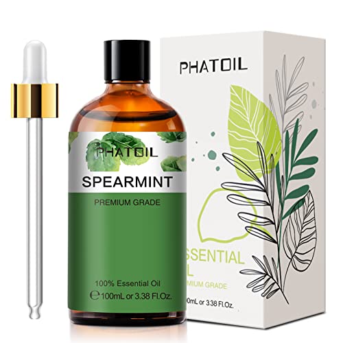 PHATOIL Spearmint Essential Oil 100ML, Pure Premium Grade Spearmint Essential Oils PHATOILUS supplements