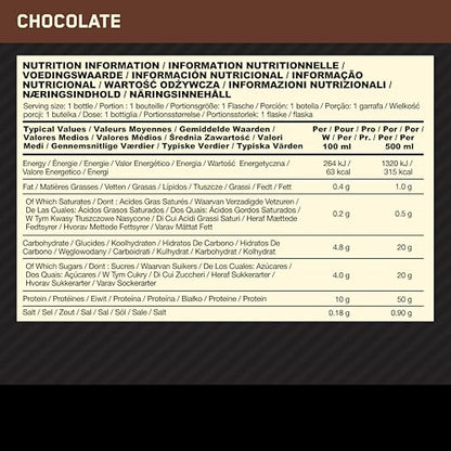 Optimum Nutrition High Protein Shake Bottles, Ready To Drink Healthy Snacks, No added Optimum NutritionUS supplements