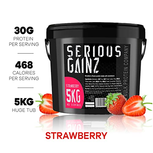 The Bulk Protein Company, SERIOUS GAINZ - Whey Protein Powder - Weight Gain, Mass Gainer The Bulk Protein CompanyAu supplements