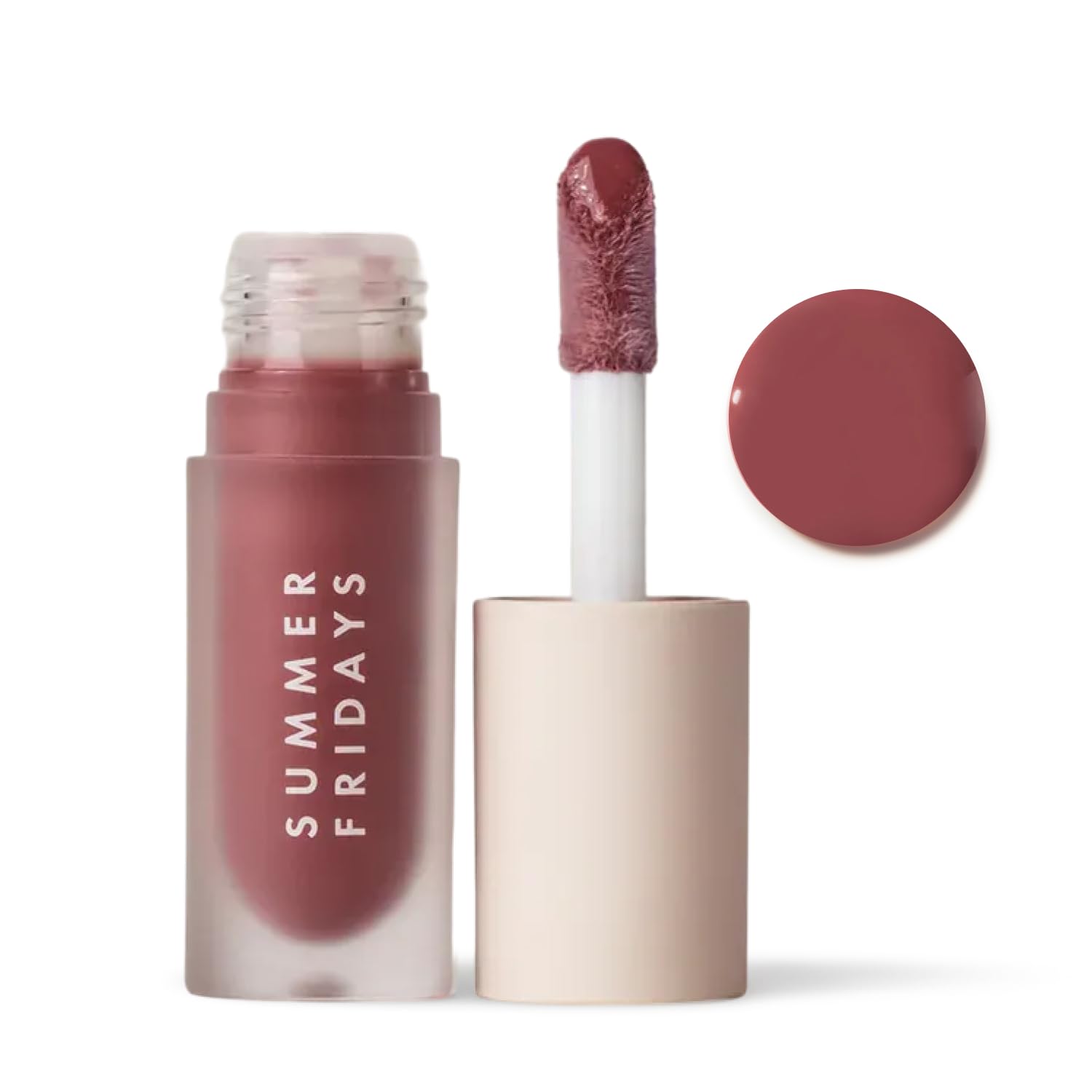 Summer Fridays Dream Lip Oil - Hydrating Tinted Lip Gloss Oil - Non-Sticky Formula with Skincare Benefits for Long-Lasting Softness + Shine - Effortless Beauty Gifts - Soft Mauve (0.15 Oz) Summer FridaysAu supplements
