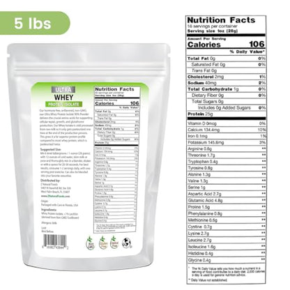 Z Natural Foods Whey Protein Powder Isolate, Unsweetened Protein Powder Enriched Z Natural FoodsUS supplements