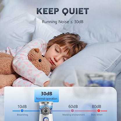 Compact Portable Nebulizer, Mesh Nebulizer, auto-Cleaning Handheld Nebulizer DornvapUS supplements