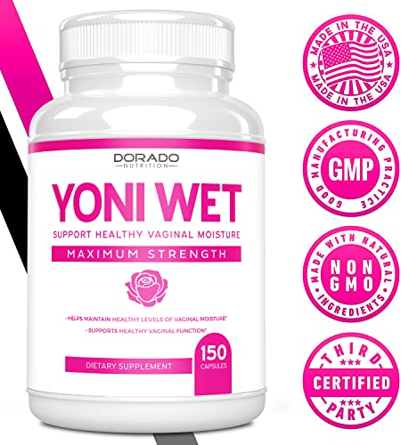Vaginal Moisturizer & Vaginal Dryness Supplement (150 Capsules) Support Vaginal Wetness & Health DORADO NUTRITIONAu supplements