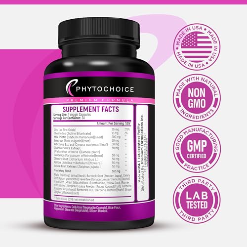 Liver Cleanse Detox & Repair All-in-One Liver Health Support Supplement-Herbal Complex PHYTOCHOICEUS supplements