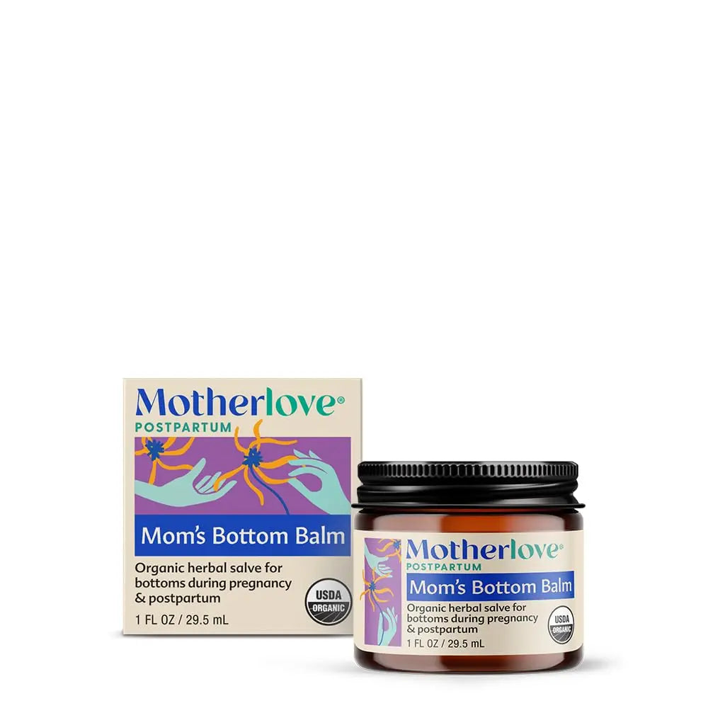 Motherlove Mom's Bottom Balm (1 oz) Organic Herbal Salve w/Witch Hazel for Bottoms During Pregnancy & Postpartum —Non-GMO Ointment MotherloveAu supplements