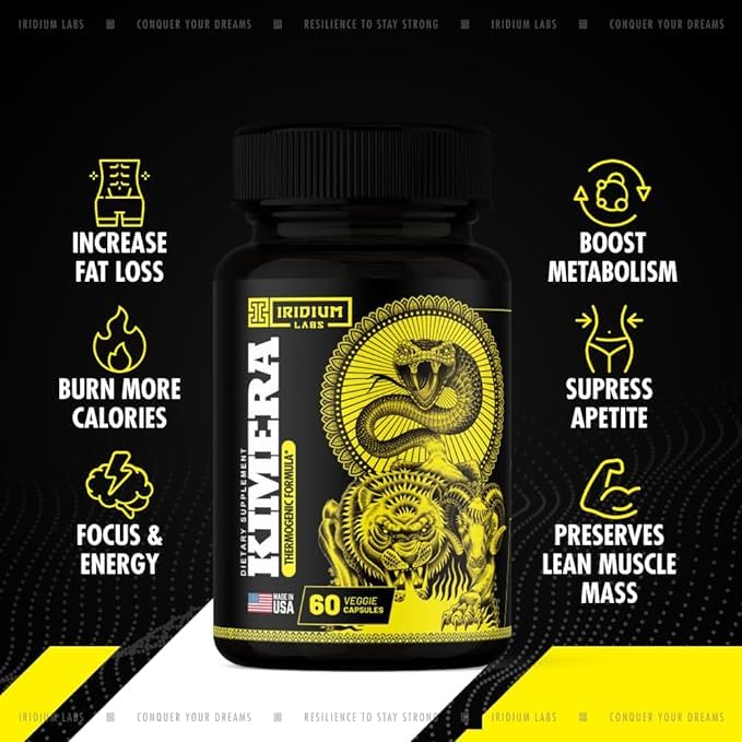 Iridium Labs Kimera Thermogenic Fat Burner - Weight Loss Supplement & Energy Booster Iridium LabsUS supplements