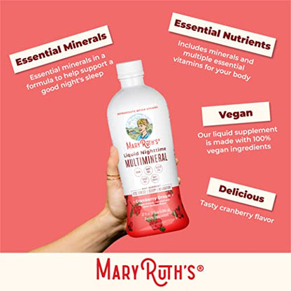 MaryRuth's Liquid Morning Multivitamin Essentials+ | Vitamin A C D E B6 B12 K2 Biotin Zinc | Mens Womens Multivitamin | Immune Support | Beauty | Sugar Free | Vitamins for Ages 1+ | Vegan | 32 Fl Oz MARYRUTH'SUS supplements