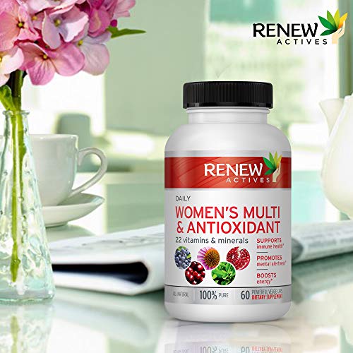 Renew Actives Women's Multi-Vitamin & Antioxidant: Daily Health Supplement for Woman Renew ActivesUS supplements