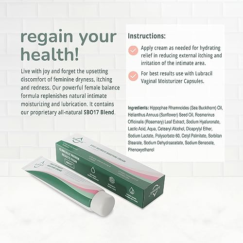 Lubracil - Topical Vulva Cream - Daily Care Moisturizer Helping with Vaginal Dryness, Burning, LubracilAu supplements
