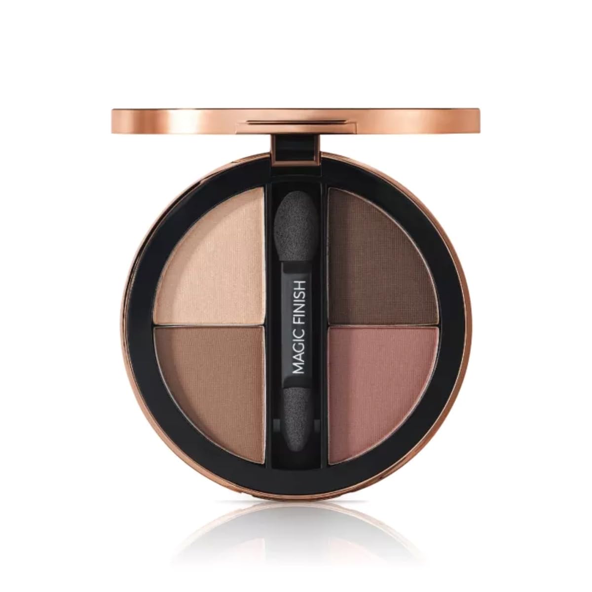 M. Asam MAGIC FINISH Eyeshadow Palette Satin Eyeshadow No. 1-4-in-1 make-up with hyaluronic acid, ultra-fine pigments, satin finish & intense color, case with mirror & applicator, 4 x 0.08 Oz M. AsamAu supplements