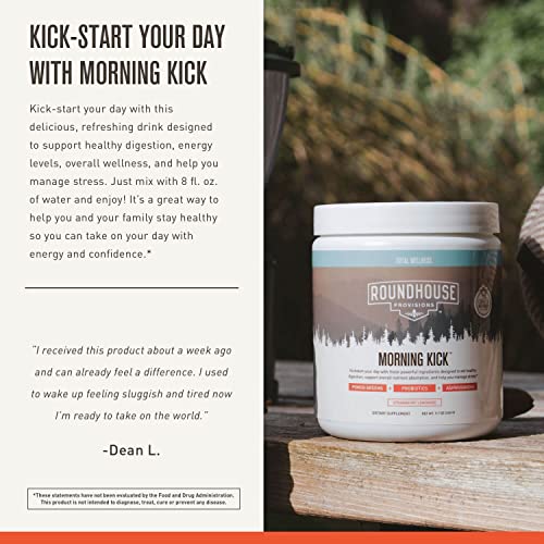 ROUNDHOUSE PROVISION Morning Kick, Powder Supplement for Healthy Digestion ROUNDHOUSE PROVISIONUS supplements