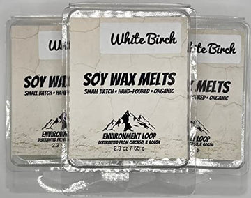 Environment Loop Wax Melt Cubes, 3 Pack of 2.3 OZ Soy Wax Melts for Warmers, Maximum Scent Environment LoopAu supplements