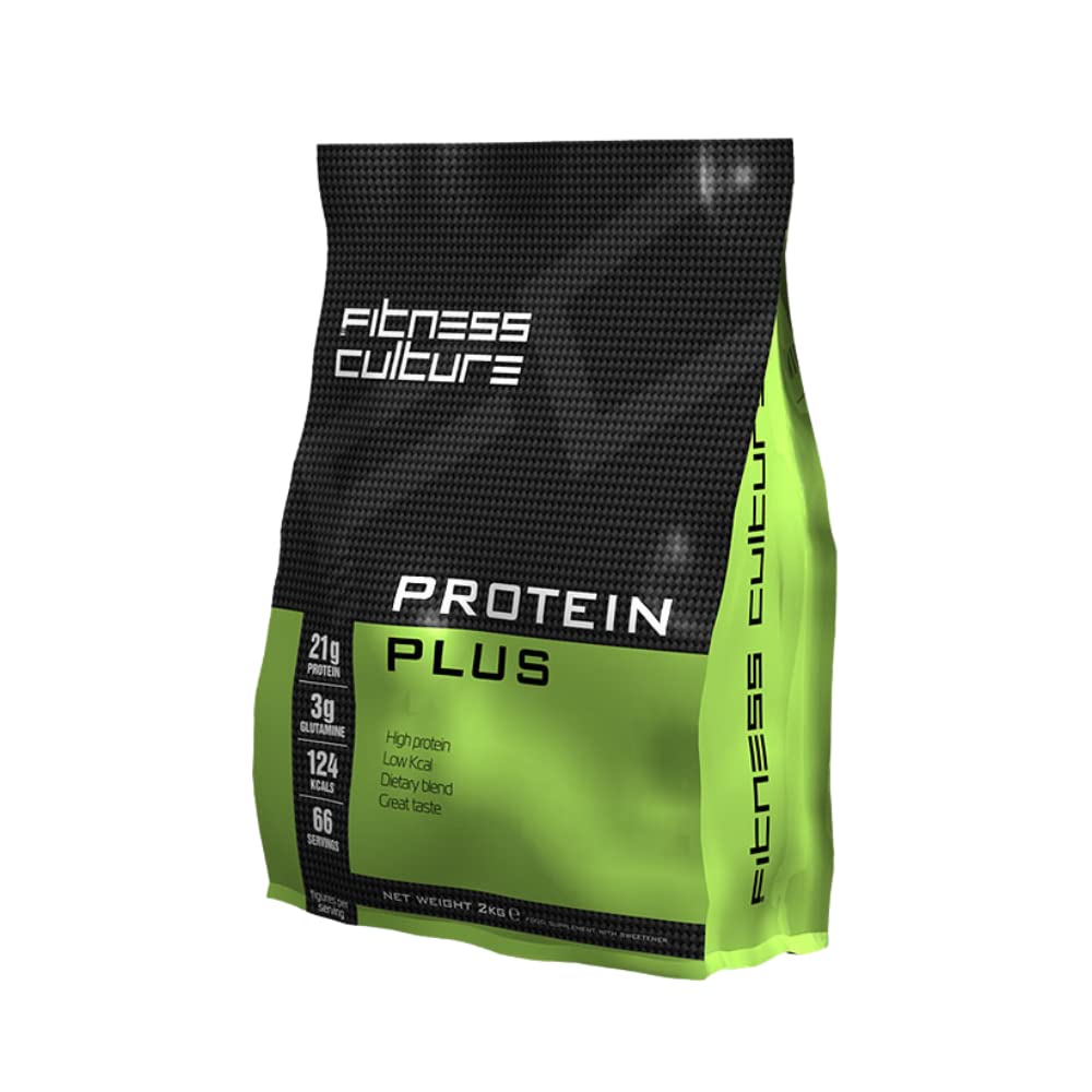 Fitness Culture Protein Plus, Whey Protein Powder with Added Glutamine, Immune and Digestive System Support GenericAu supplements