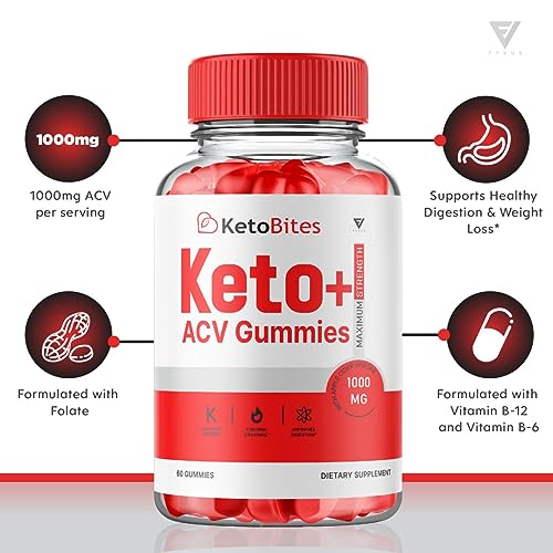 (3 Pack) Keto Bites ACV Gummies, KetoBites Keto ACV Gummies Advanced Weight Loss FyvusUS supplements